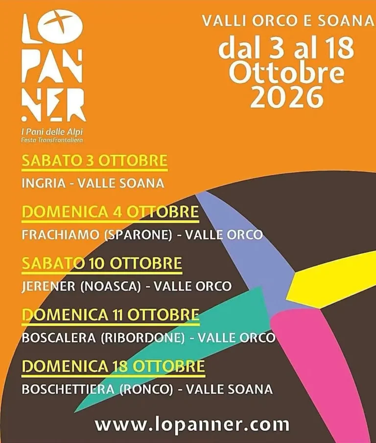 Locandina Lo Pan Ner – I pani delle Alpi – Ronco Canavese, 18 ottobre