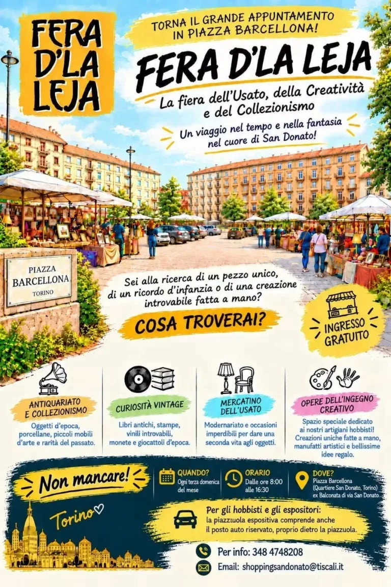 Locandina Fera d'la Leja – Torino, 18 ottobre