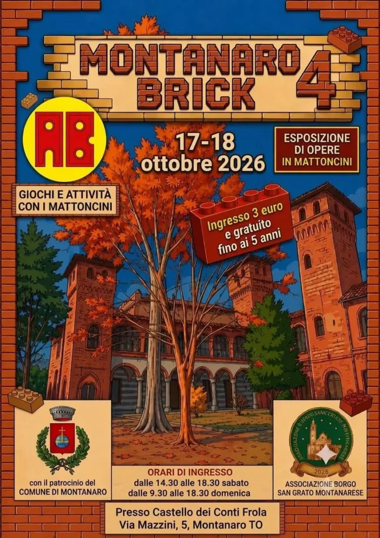 Locandina Montanaro Brick 4 – Montanaro, dal 17 al 18 ottobre