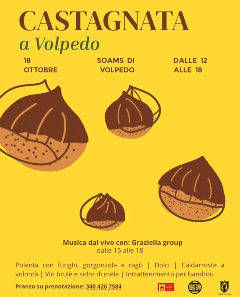 Locandina Castagnata a Volpedo – Volpedo, 18 ottobre