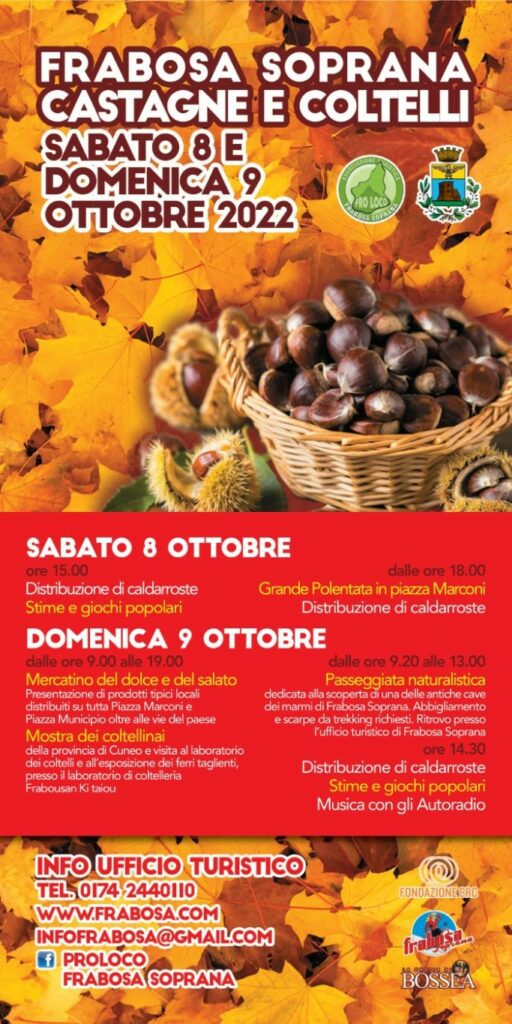 Sagre secondo weekend di ottobre 2022 in Piemonte: le feste e i