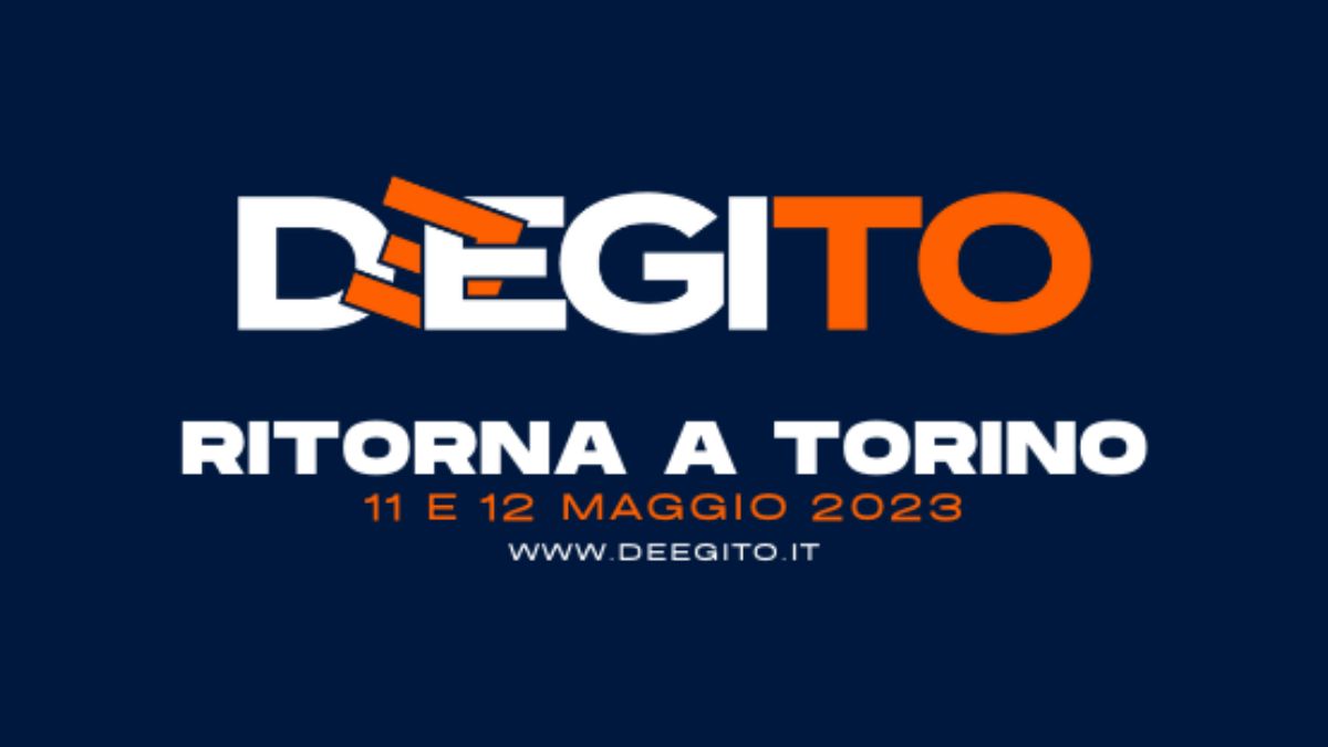 Siamo media partner di Deegito – Turin Digital Festival! Vieni anche tu!