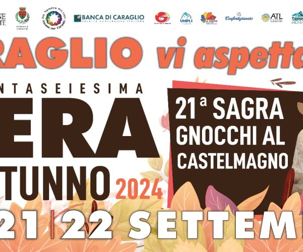 46esima Fiera  D’Autunno di Caraglio: dal 20 al 22 Settembre 2024
