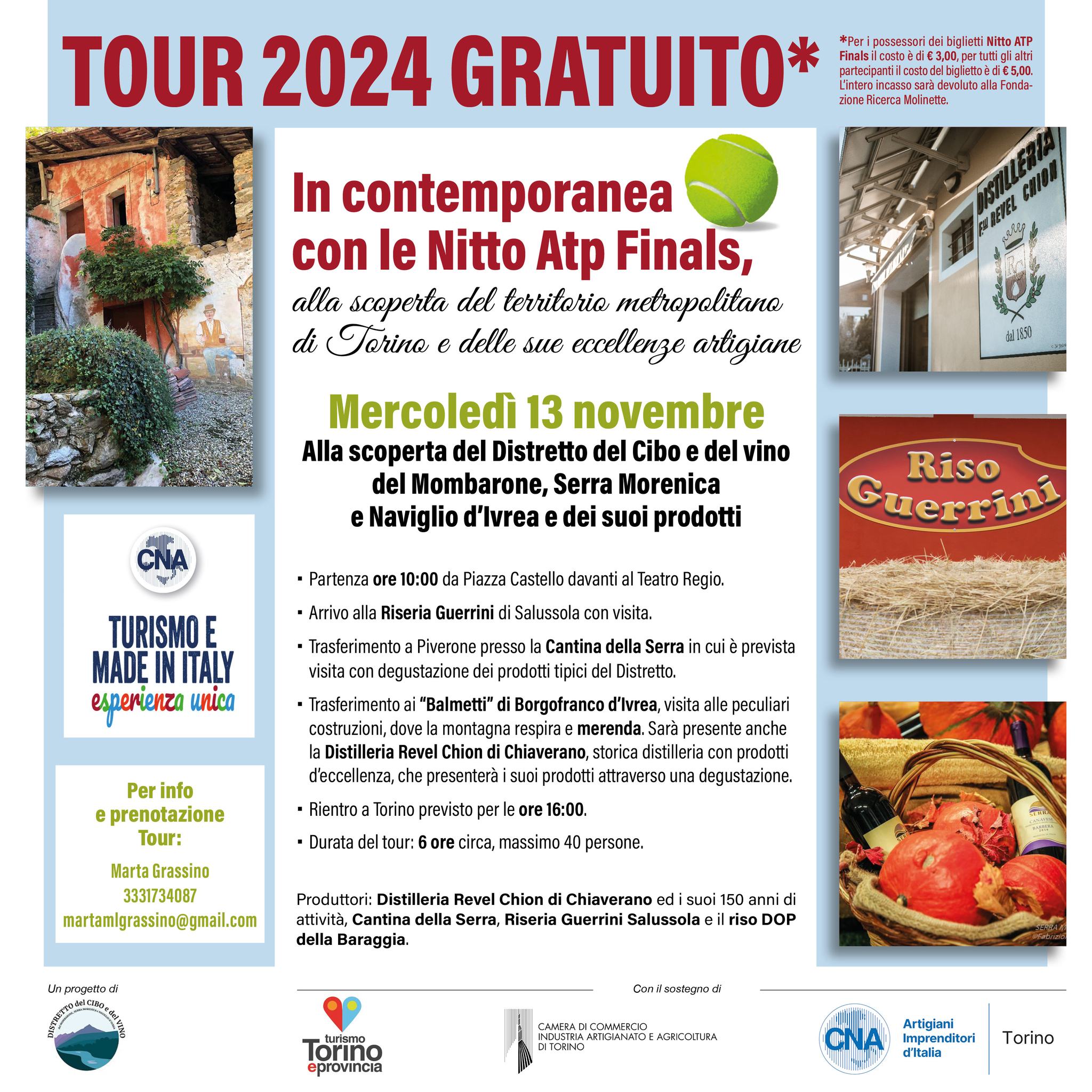 Alla scoperta del Distretto del Cibo e del vino del Mombarone, Serra Morenica e Naviglio d’Ivrea e dei suoi prodotti – Mercoledì 13 Novembre