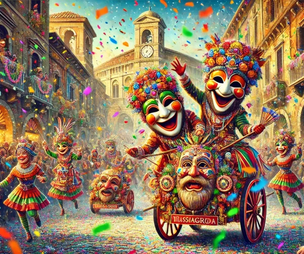 Carnevale a Chieri: oggi la grande sfilata di carri allegorici