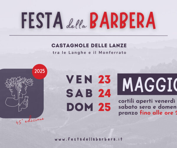 Castagnole delle Lanze celebra la 45ª Festa della Barbera: un viaggio tra gusto, tradizione e musica