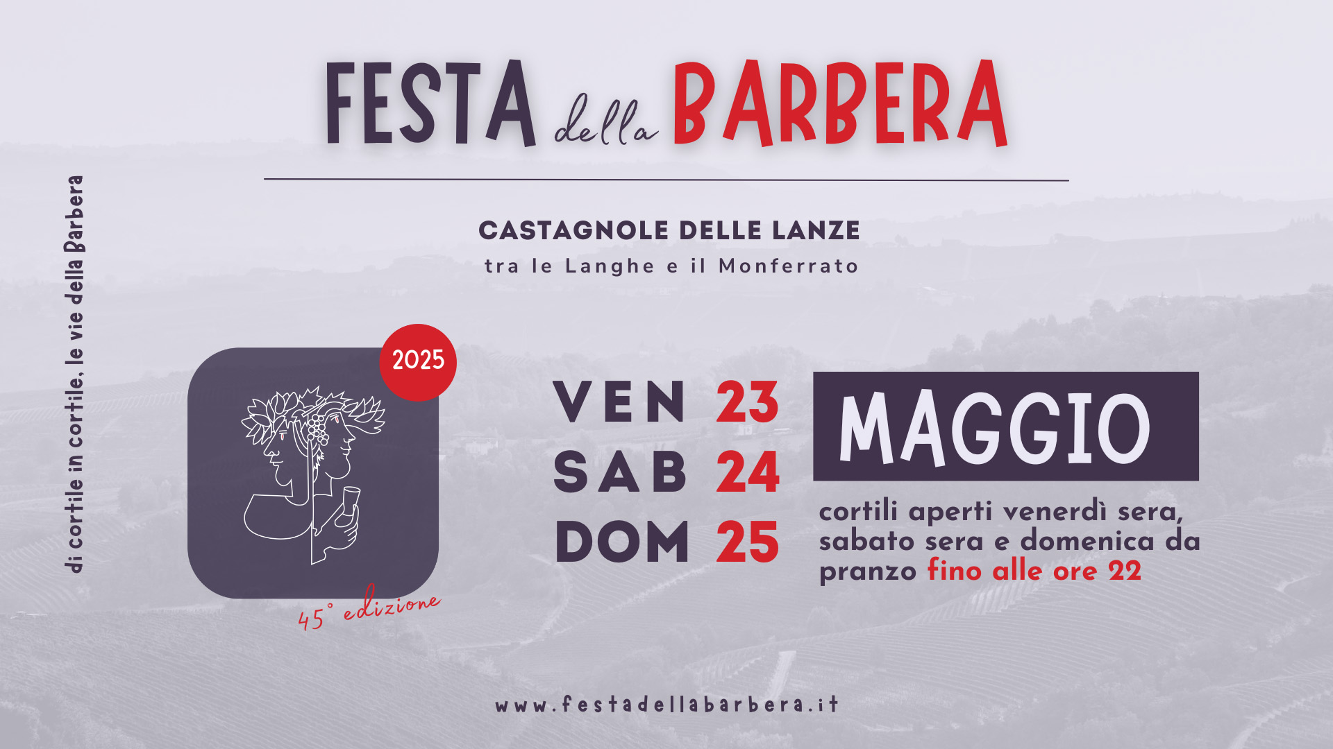 Castagnole delle Lanze celebra la 45ª Festa della Barbera: un viaggio tra gusto, tradizione e musica
