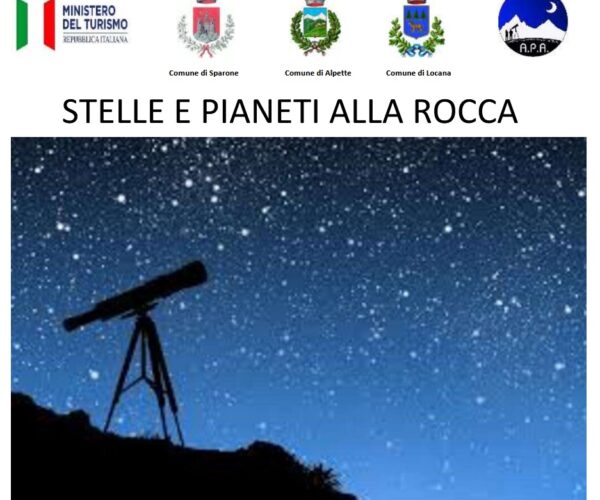 Stelle e pianeti all Rocca di Sparone – VENERDI’ 27 GIUGNO