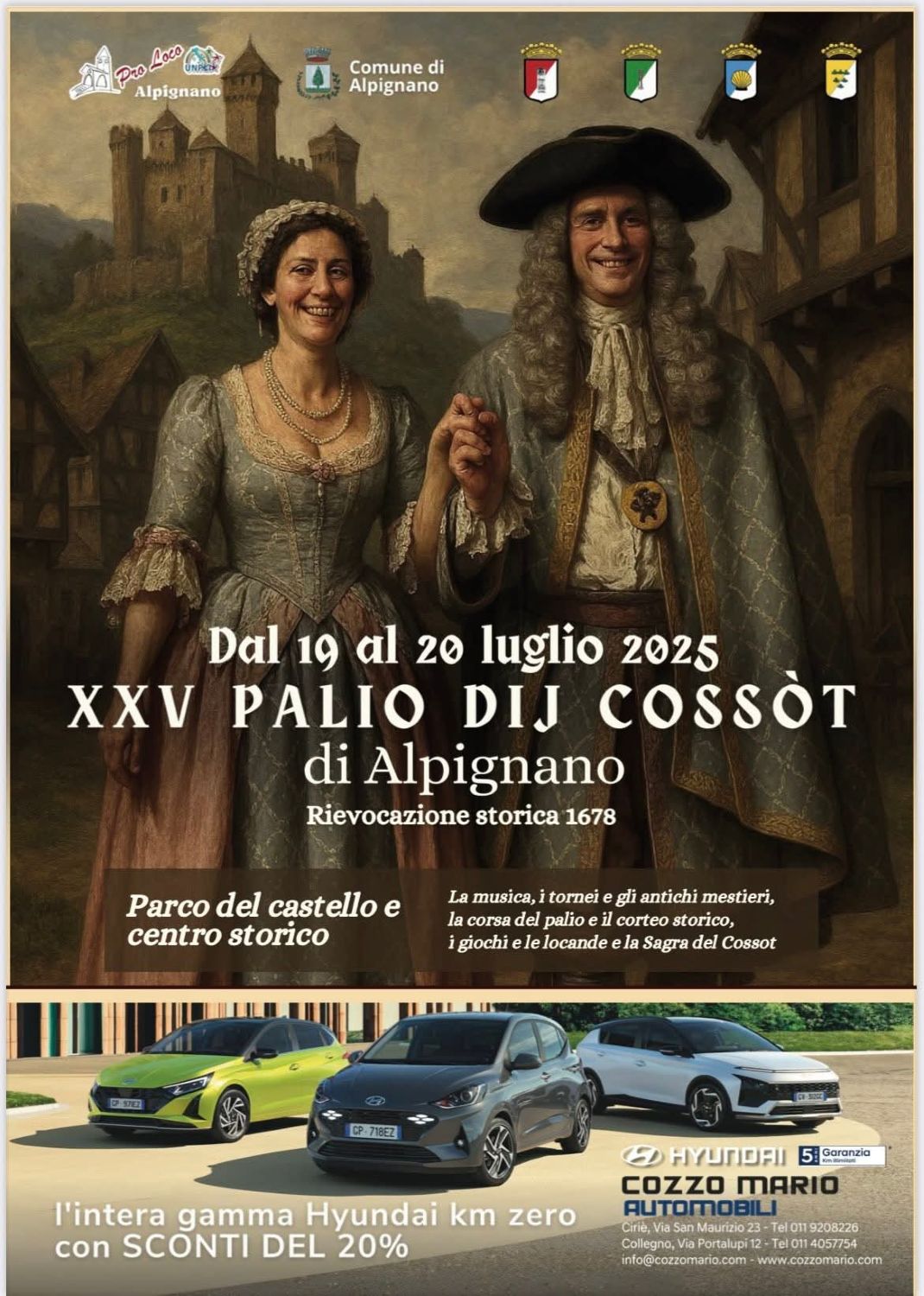 🎉 Palio dij Cossòt di Alpignano: due giorni di festa tra tradizione, cibo e sfide divertenti!