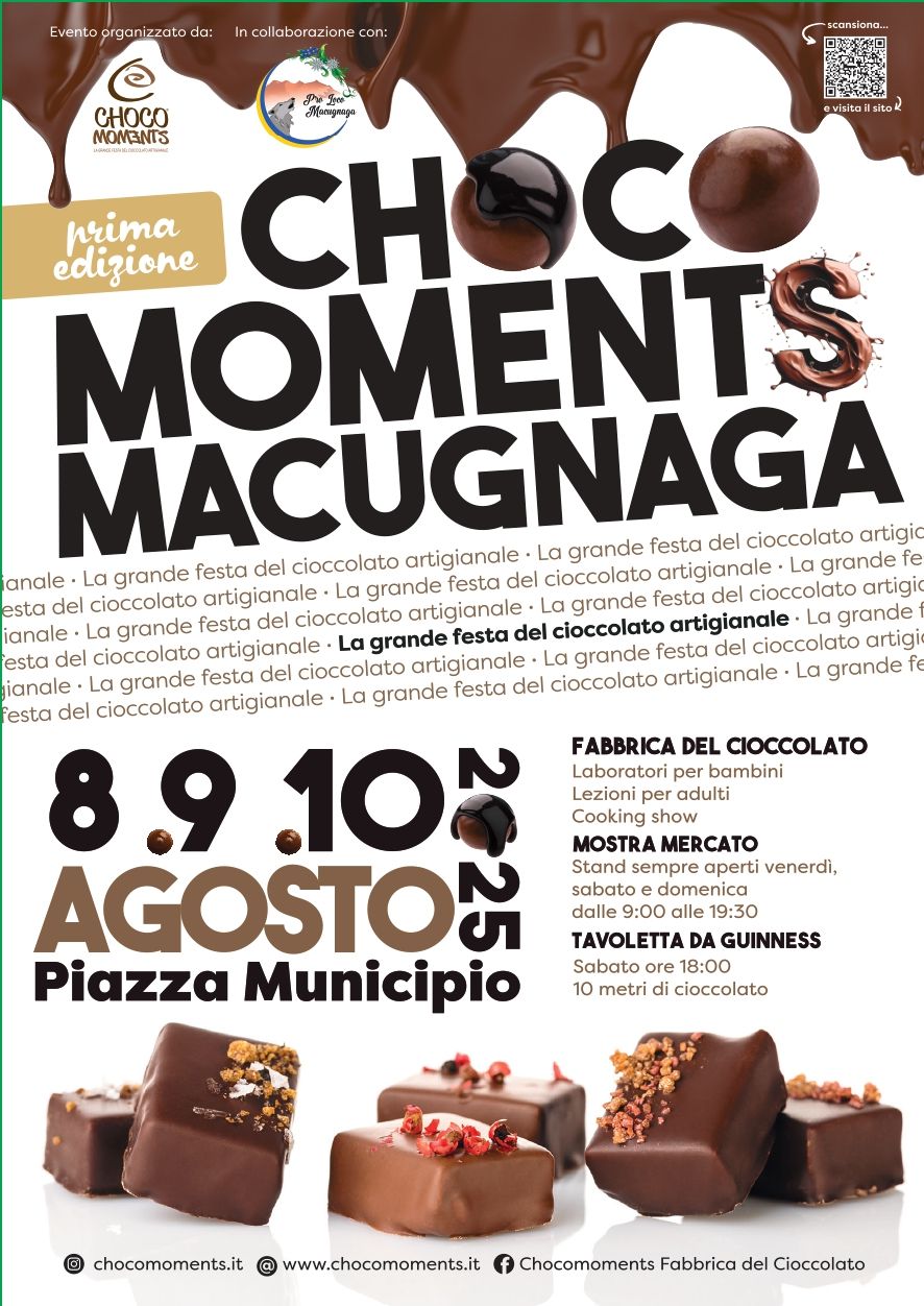 ChocoMoments Macugnaga 2025: tre giorni di dolcezza ai piedi del Monte Rosa