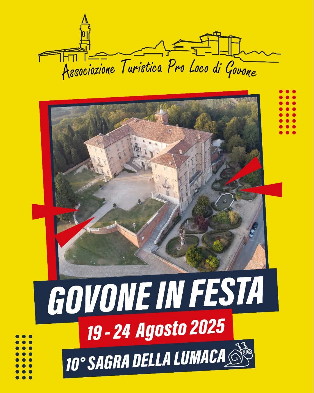 Sapori e tradizioni protagonisti a Govone con la 10ª Sagra della Lumaca