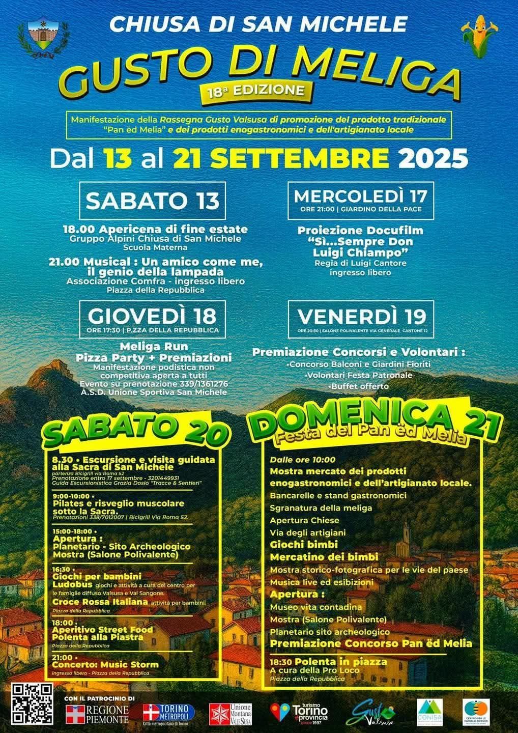 Gusto di Meliga 2025: un weekend tra tradizione e sapori a Chiusa di San Michele