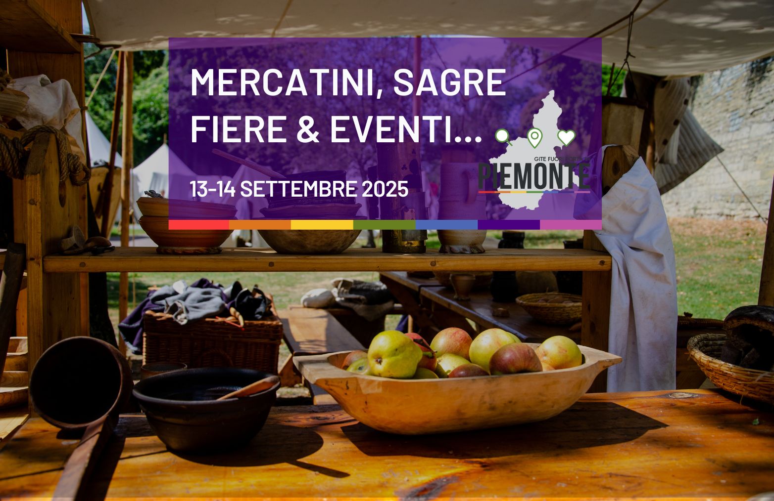 Mercatini, sagre e fiere Piemonte weekend 13-14 settembre 2025: eventi, vino e tradizione