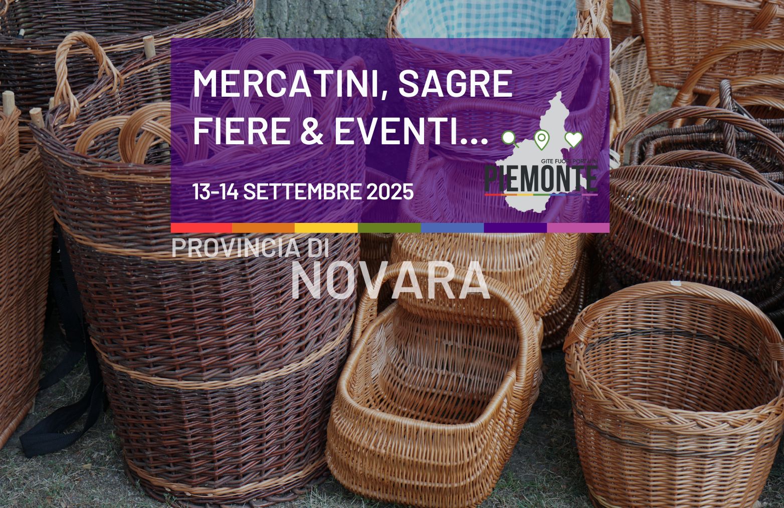 Mercatini, sagre e fiere in Provincia di Novara nel weekend 13-14 settembre 2025: eventi, vino e tradizione