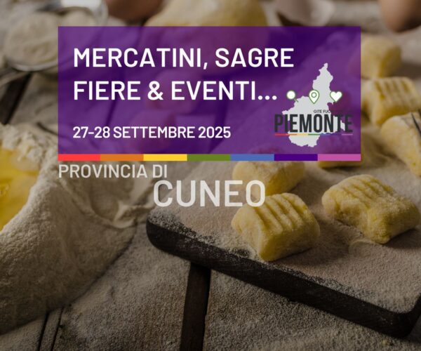 Sagre, mercatini e fiere in Provincia di Cuneo nel weekend 27-28 settembre 2025