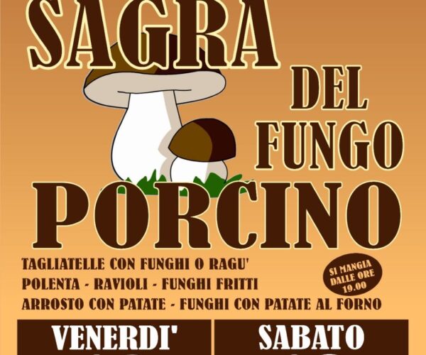 Sagra del Fungo Porcino 2025 – Cassinelle (AL) 12-13 settembre 2025