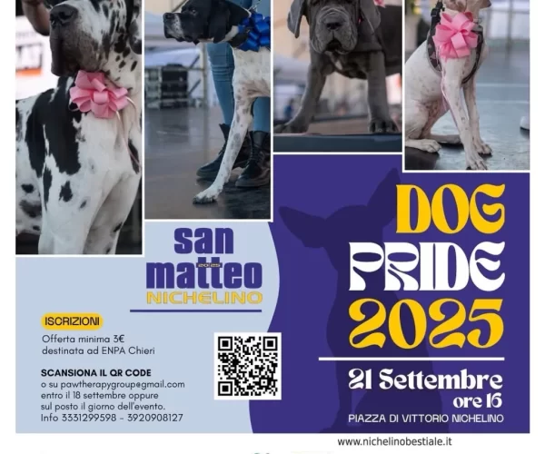 Dog Pride 2025 a Nichelino: una sfilata di solidarietà e cultura cinofila