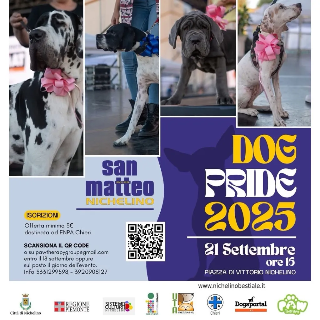 Dog Pride 2025 a Nichelino: una sfilata di solidarietà e cultura cinofila
