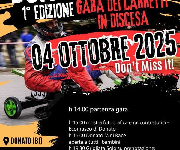 Donato Race 2025: Quando i Carretti Volano in Discesa!