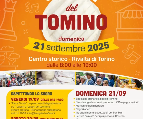 Festa del Tomino a Rivalta: 3 giorni di Sapori, Tradizione e Allegria