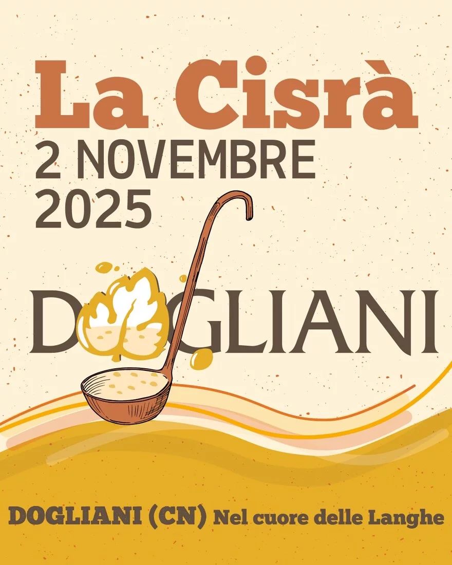 Il 2 novembre torna a Dogliani la Cisrà: la mitica zuppa di trippe & ceci e la grande Fiera dei Santi tra sapori e tradizione