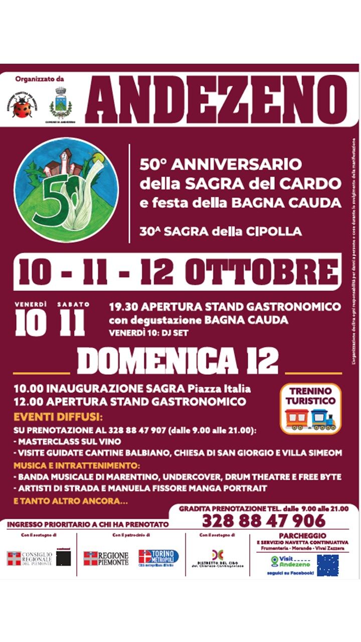 Bagna caôda, cardo e cipolla: il weekend imperdibile ad Andezeno