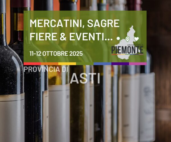 Sagre, mercatini, tartufi e tanto altro oggi e domani (11-12 ottobre 2025) in Provincia di Asti