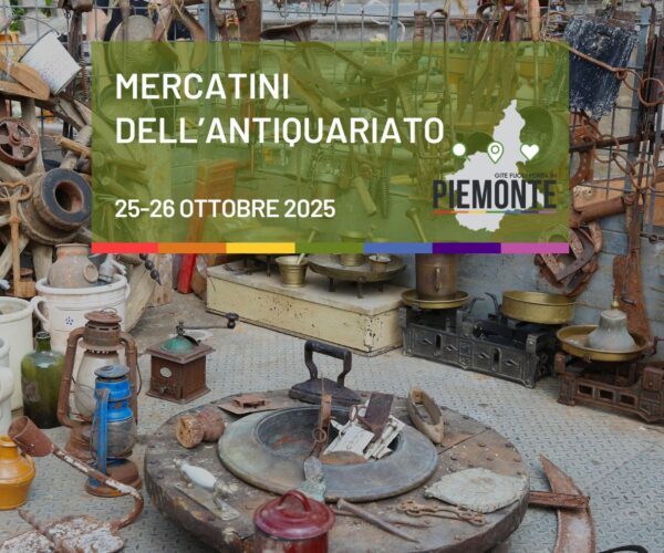 Dall’antiquariato al retrò: tutti i mercatini imperdibili del Piemonte questo weekend