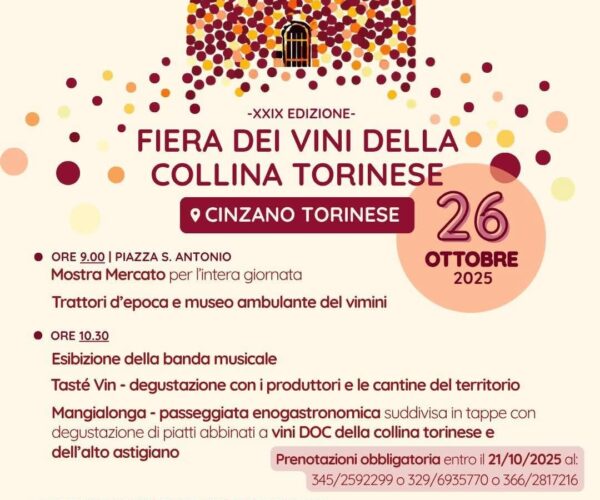 🍷 Giornata tra vini, Mangialonga e sapori piemontesi: non perderti la Fiera dei Vini della Collina Torinese a due passi da Torino