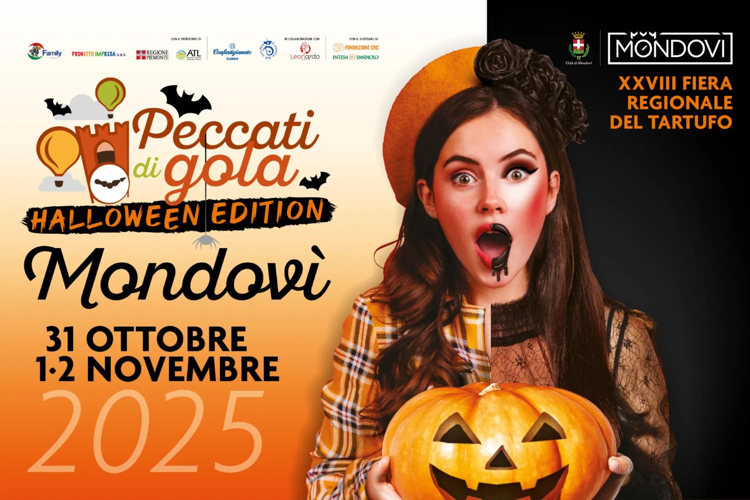 Peccati di Gola Halloween Edition 2025: il gusto “paurosamente” buono sbarca a Mondovì