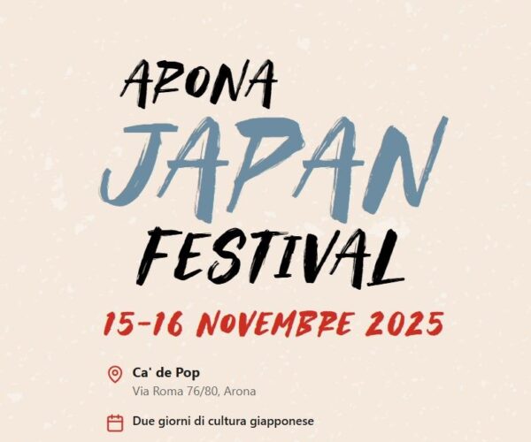Immergiti nel Giappone sul Lago Maggiore: cultura, cucina e creatività all’Arona Japan Festival 15-16 novembre