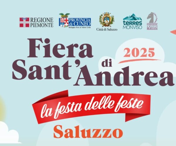 Saluzzo in festa! Il programma completo della Fiera di Sant’Andrea 2025 tra cibo, luci e tradizione