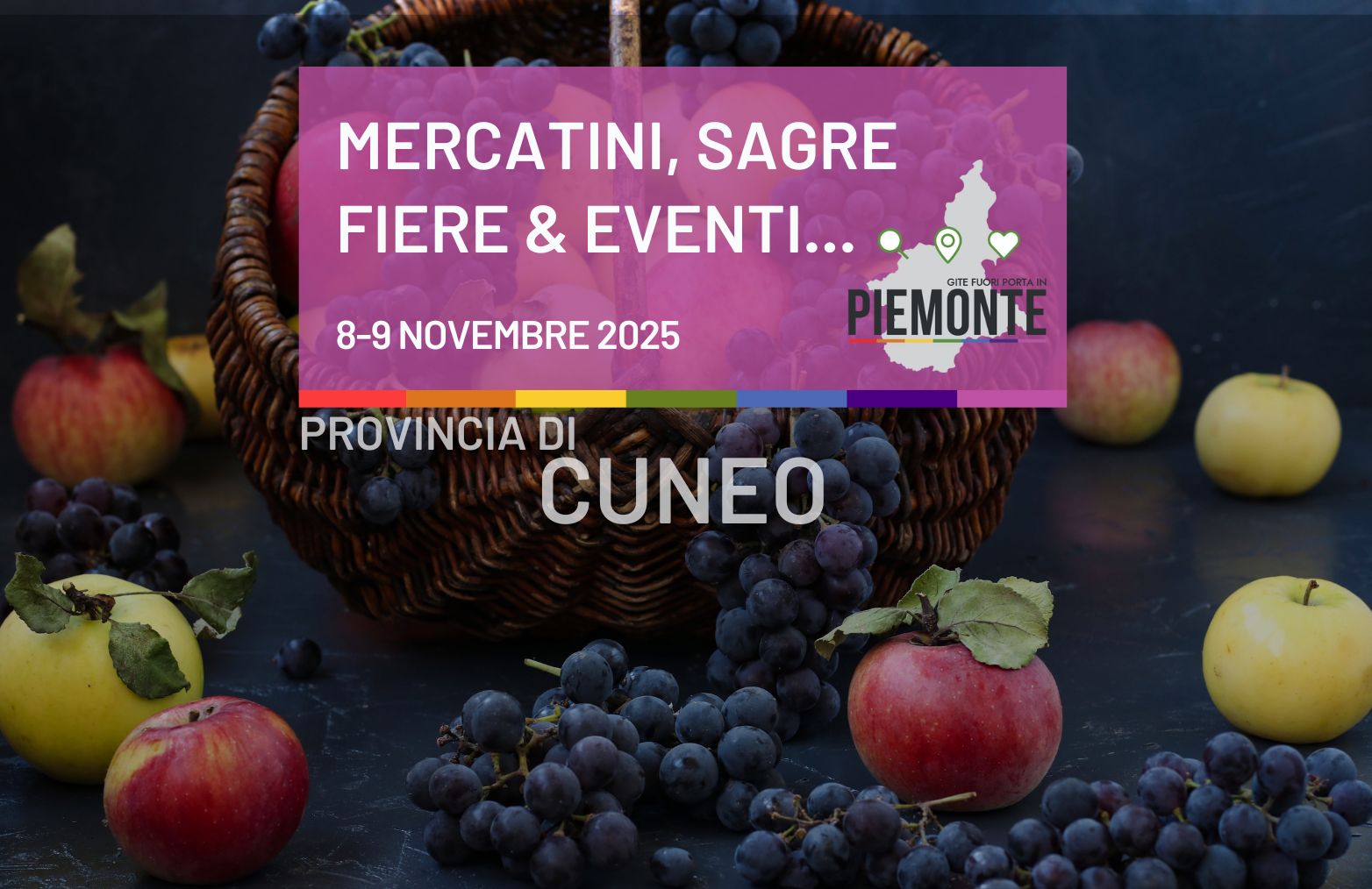 Weekend 8-9 novembre 2025 in Provincia di Cuneo: mercatini, sagre e fiere da non perdere!