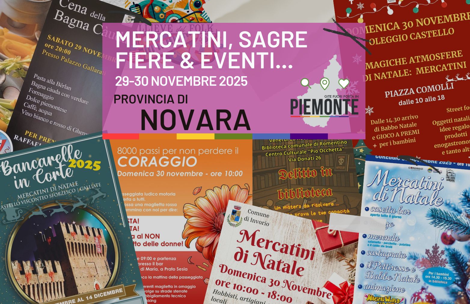 Sagre, fiere e mercatini in Provincia di Novara: scopri tutti gli eventi del weekend 29-30 novembre