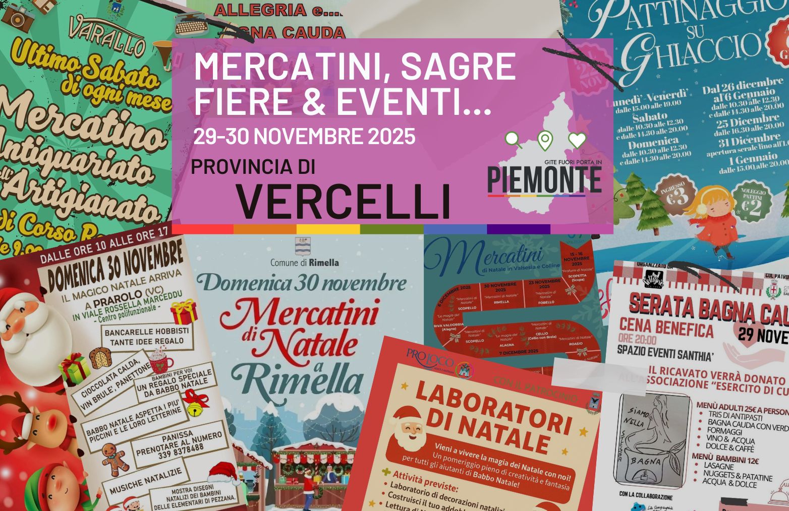 Weekend in Provincia di Vercelli tra antiquariato, natale e tanta bagna cauda: il 29-30 novembre non restare a casa!