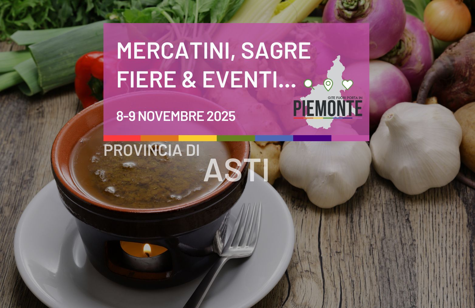 Sagre, fiere ed eventi in Provincia di Asti nel weekend 8-9 novembre 2025 in Piemonte