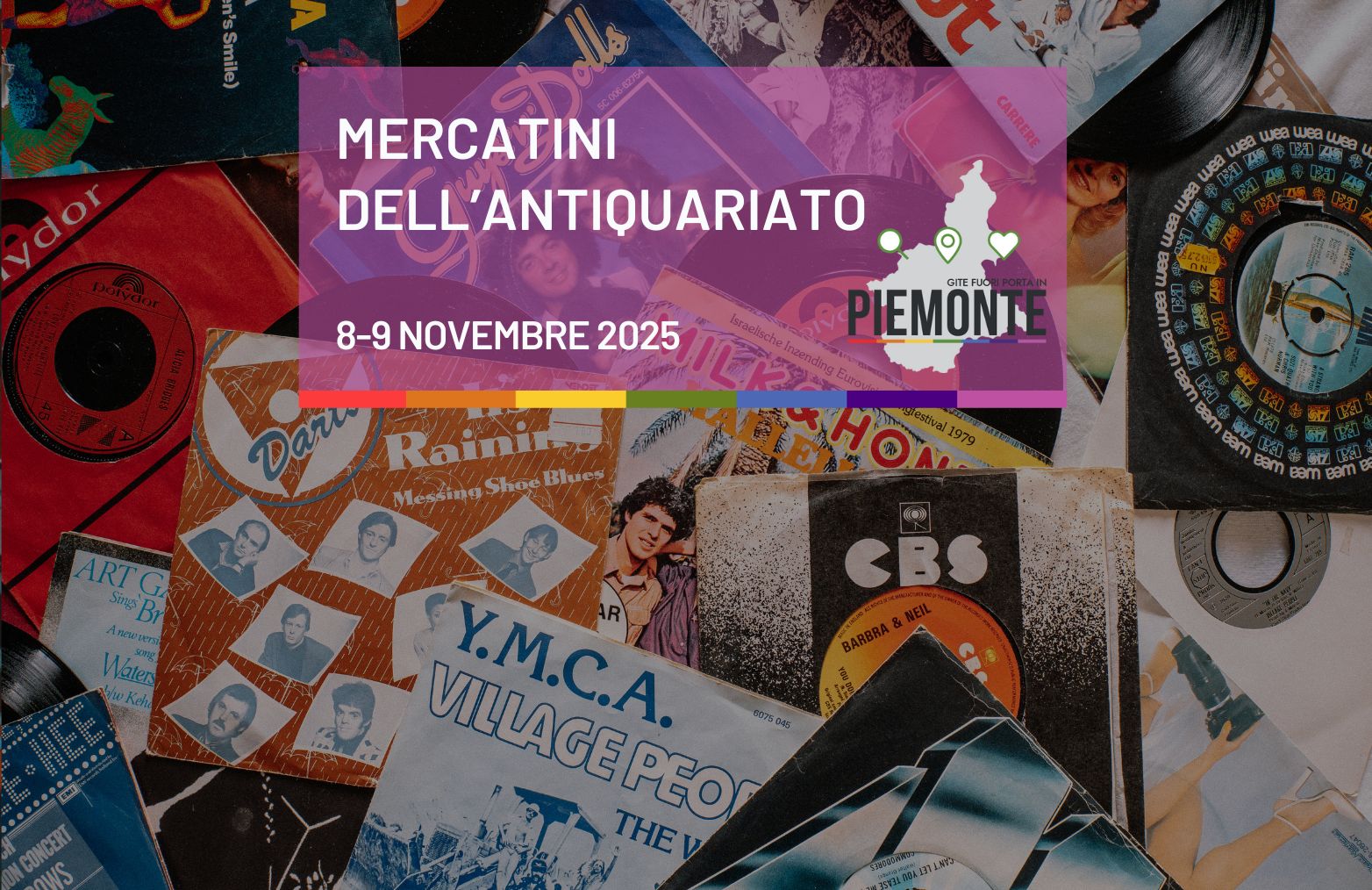 Piemonte vintage: tra dischi, libri e pezzi d’epoca, i mercatini più belli del weekend 8 – 9 Novembre 2025