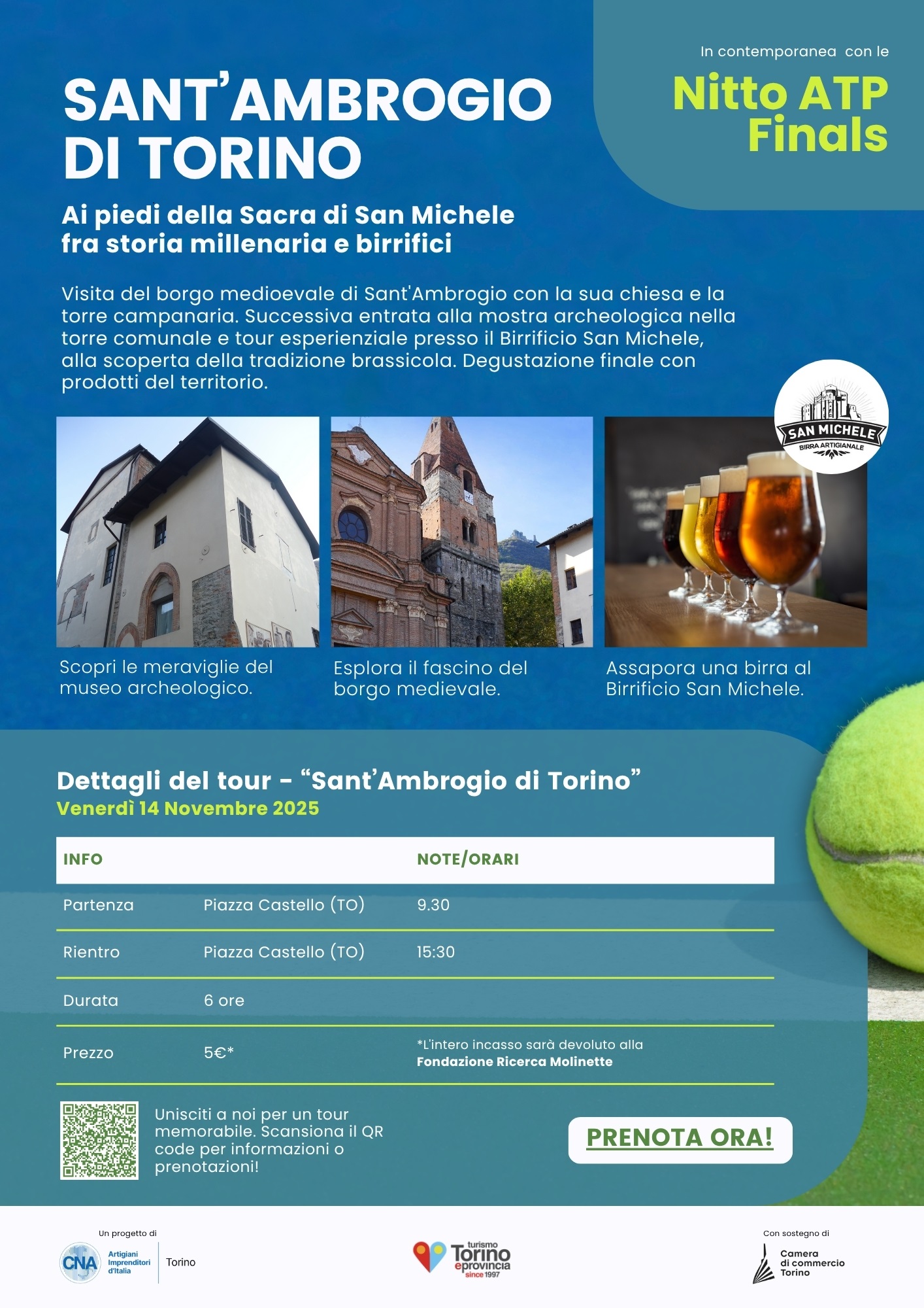 Tour alla scoperta di Sant’Ambrogio, ai piedi della Sacra di San Michele: fra storia millenaria e birrifici – 14 Novembre 2025