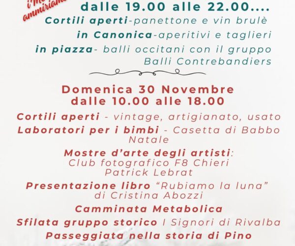 Di Cortile in Cortile 2025 – un weekend ricco di tradizioni, musica, sapori e cultura a Pino d’Asti