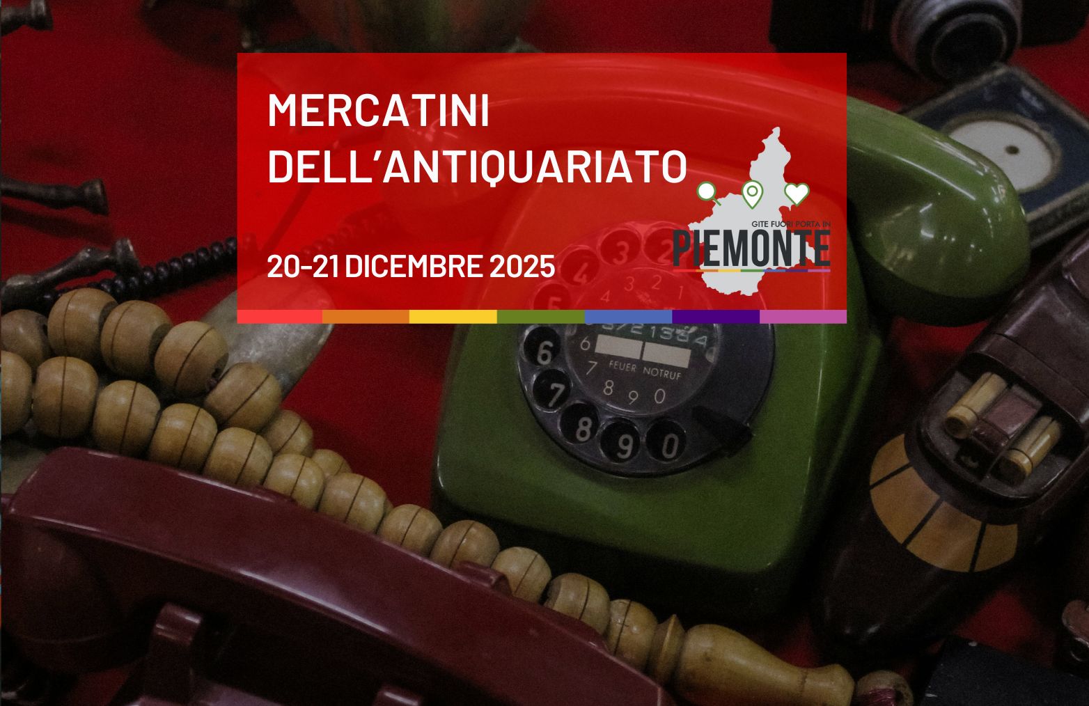 Antiquariato, usato e vintage: scopri tutti i mercatini del 20 e 21 dicembre in Piemonte