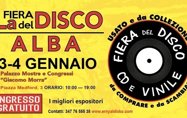 🎶 Il vinile torna protagonista: ad Alba due giorni di musica, dischi rari e grandi ospiti