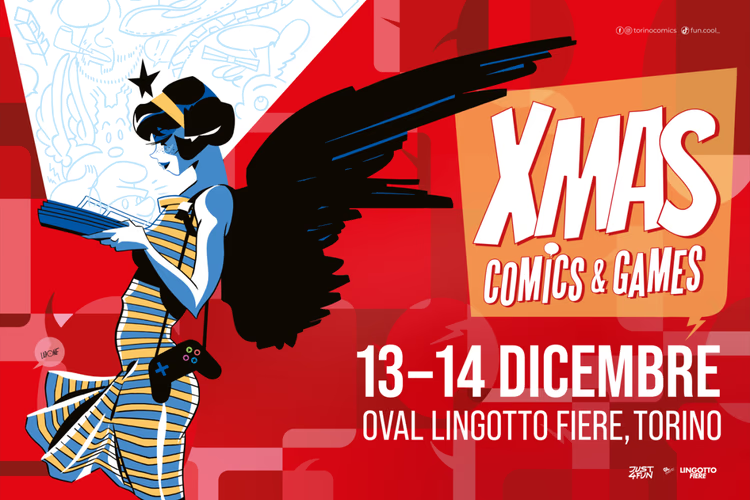 Angeli e demoni arrivano a Torino – Xmas Comics & Games 2025 vi aspetta con cultura pop, cosplay e tante sorprese 🎄