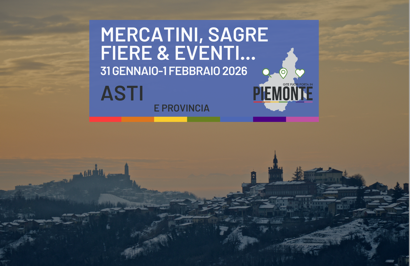 Weekend 31 gennaio – 1 febbraio in Provincia di Asti: sagre, bagna cauda e mercatini da non perdere!