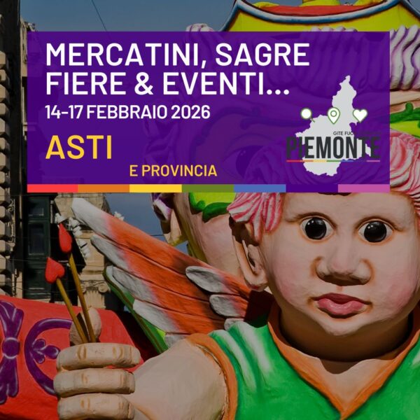 Weekend in Provincia di Asti: carnevali, sagre e mercatini da non perdere il 14-15 febbraio 2025