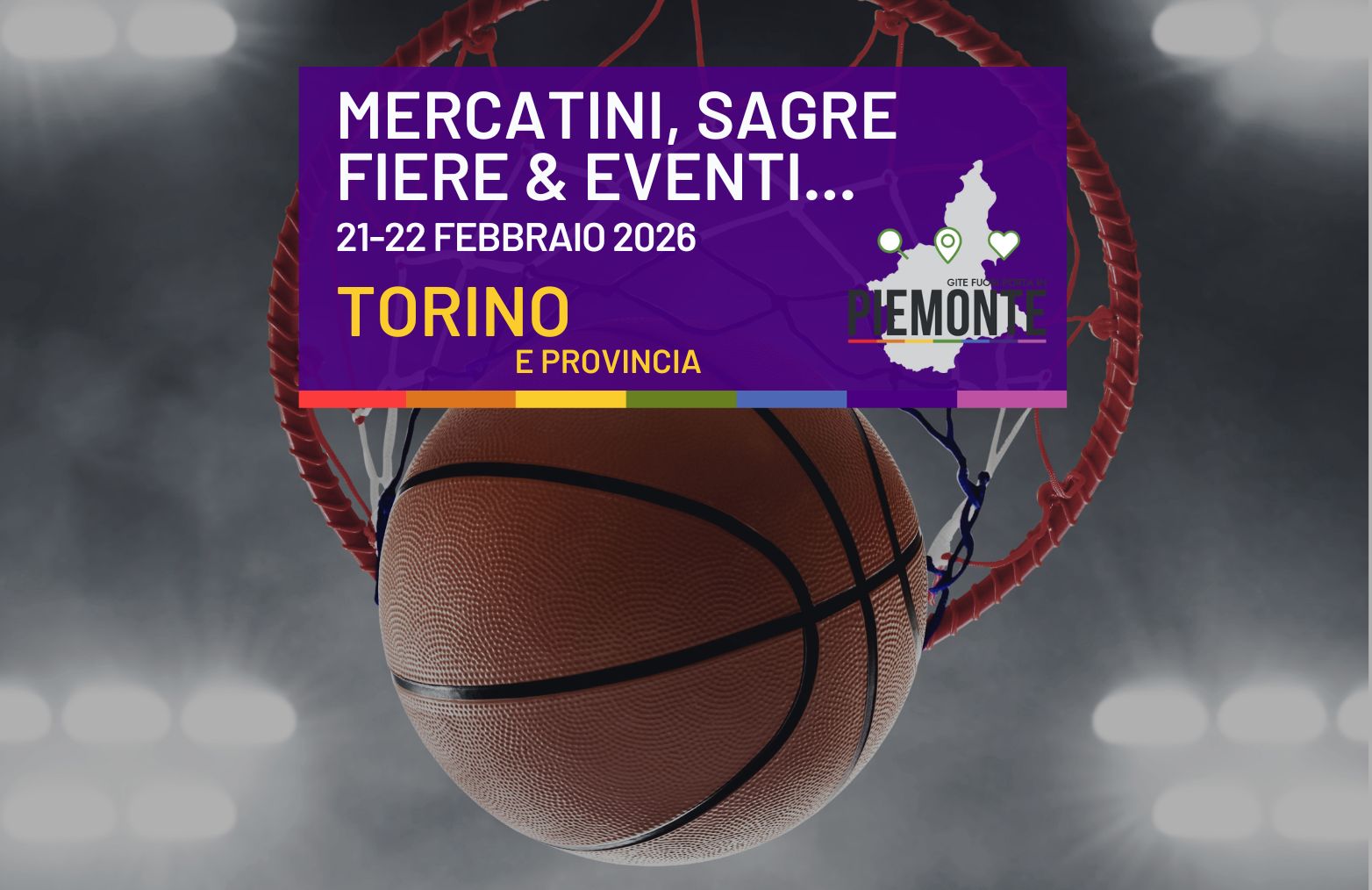 Weekend a Torino e provincia: 🏀 basket, Carnevale e sagre imperdibili il 21-22 febbraio 2026