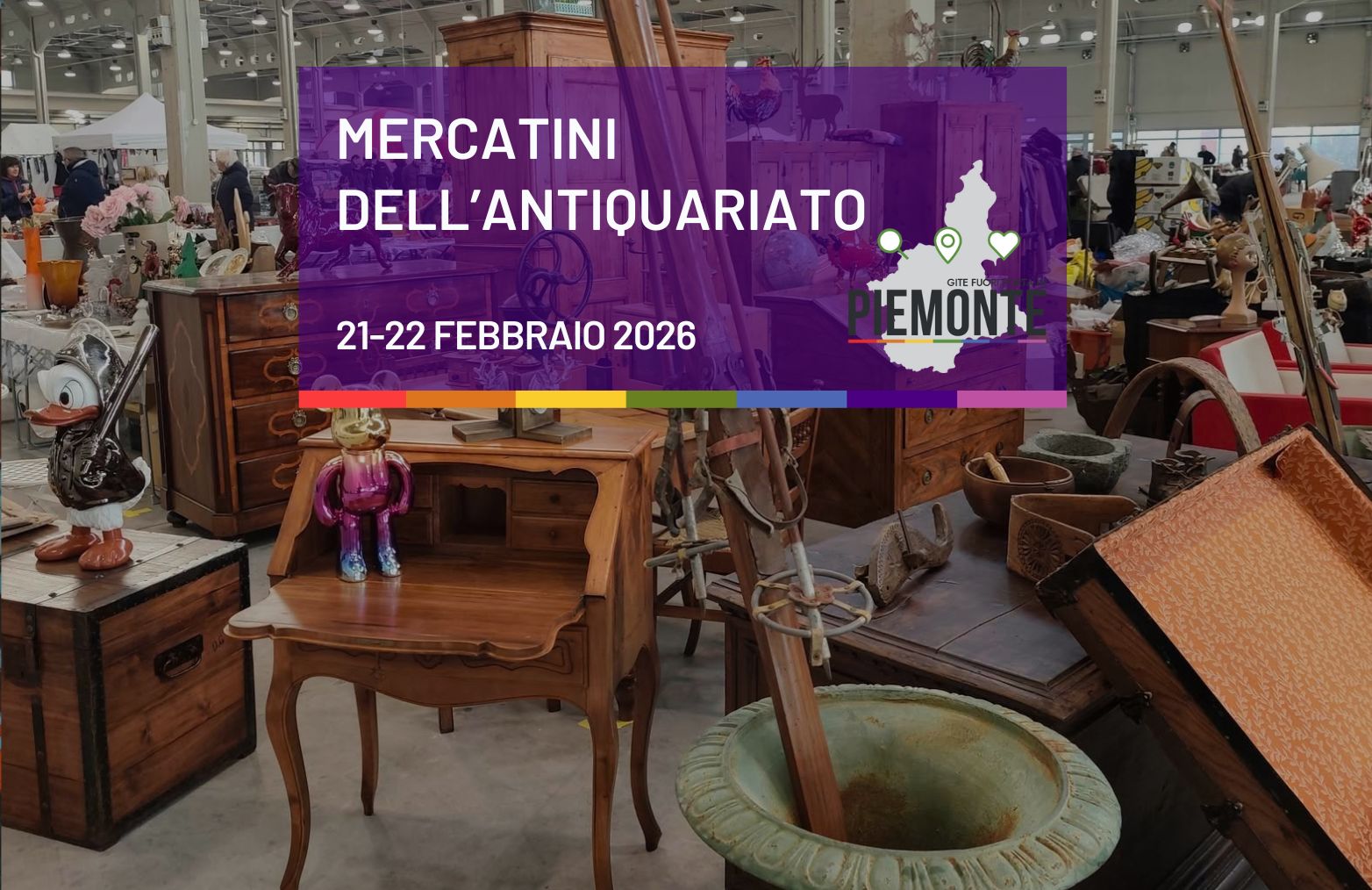 Mercatini delle pulci in Piemonte: antiquariato, usato e vintage nel weekend del 21 e 22 Febbraio