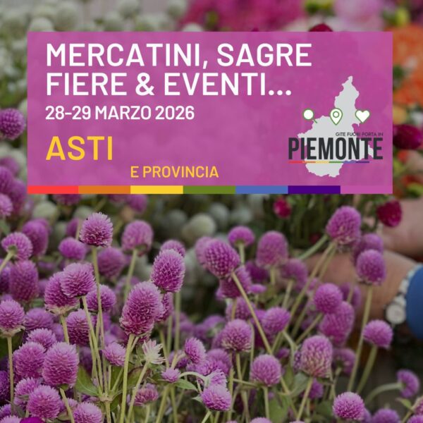 Eventi in provincia di Asti: cosa fare nel weekend del 28 – 29 marzo tra gusto, tradizione e motori