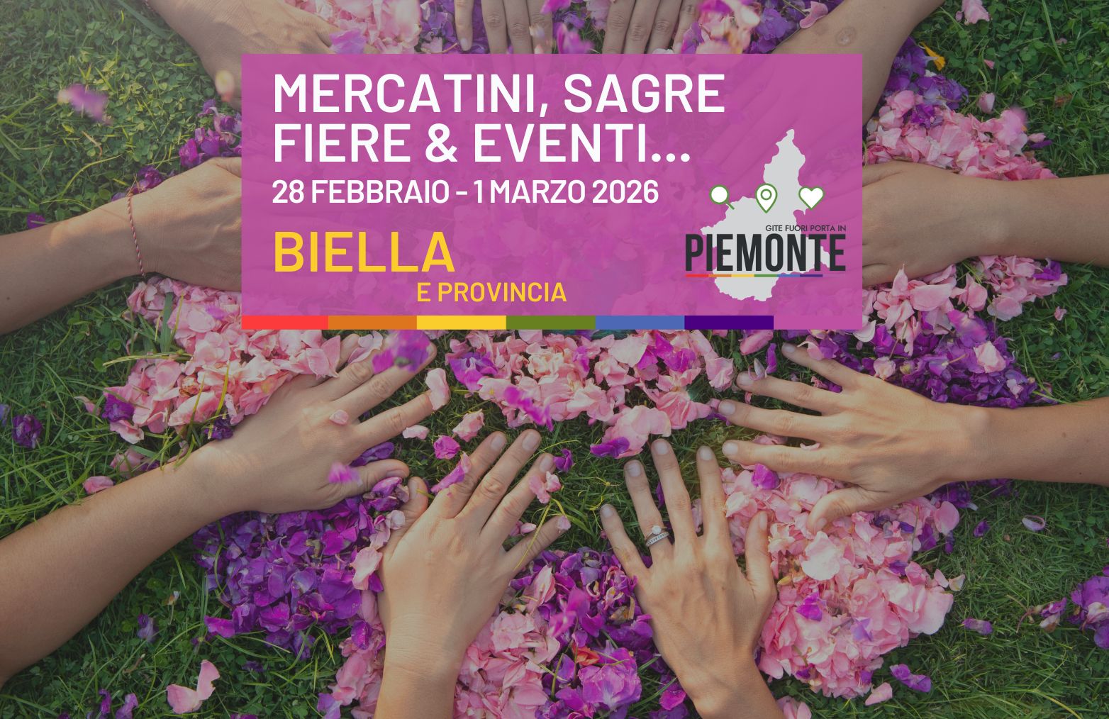 Weekend 7-8 marzo in Provincia di Biella: dove festeggiare tra sagre storiche e borghi tinti di rosa