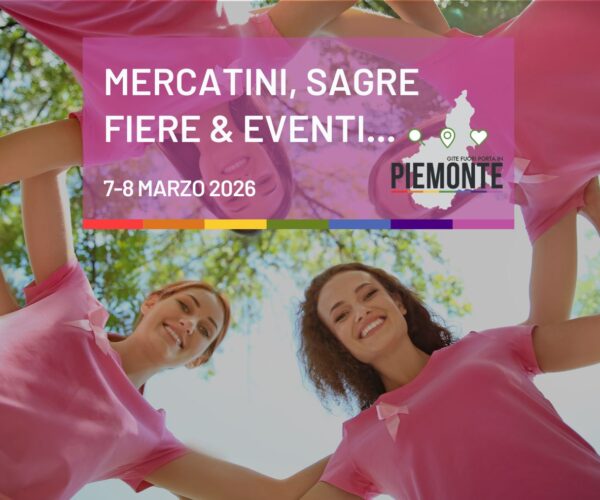 Weekend 7-8 marzo in Piemonte: dove festeggiare tra sagre storiche, fiere del cioccolato e borghi tinti di rosa