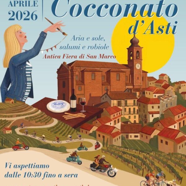 Cocconato celebra l’Antica Fiera di San Marco: tradizione, sapori e territorio il 25 aprile 2026
